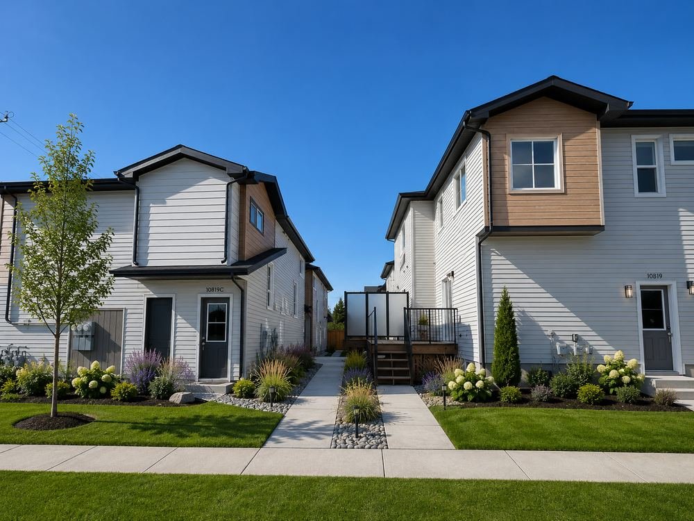 Garage suites — streetscape