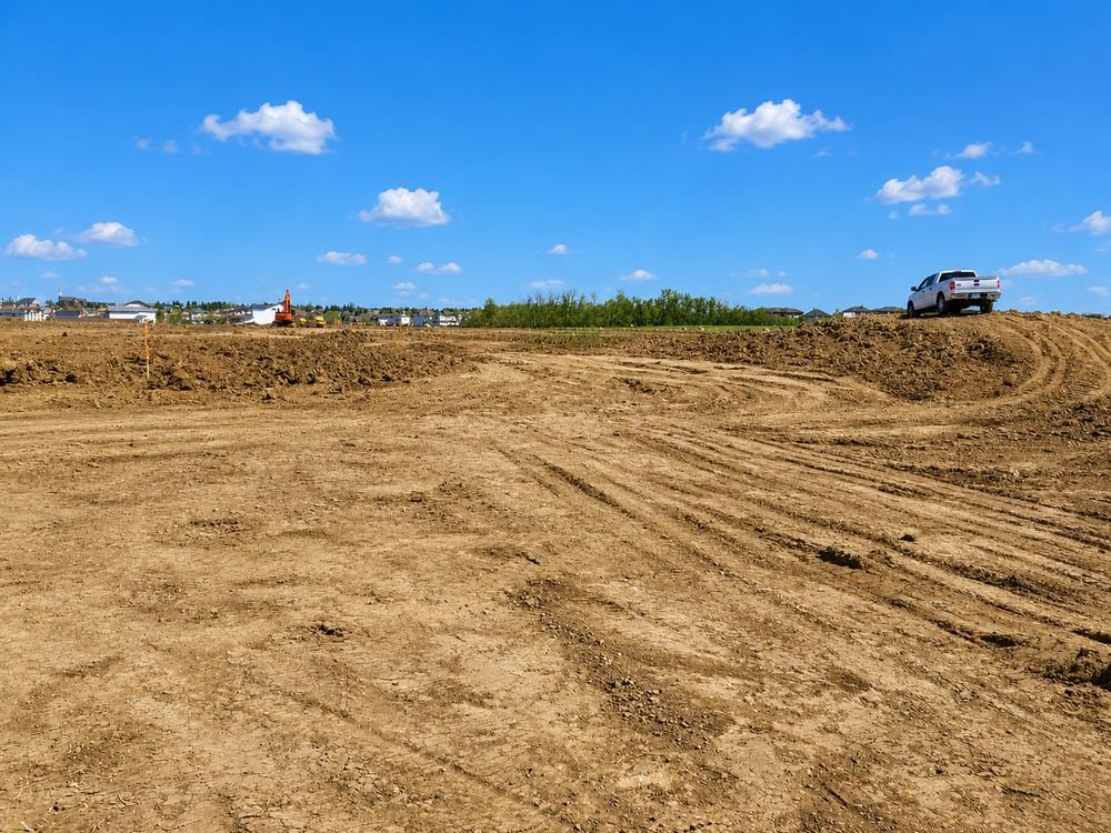 Site stripping and grading
